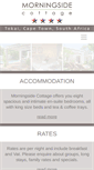 Mobile Screenshot of morningside-cottage.co.za